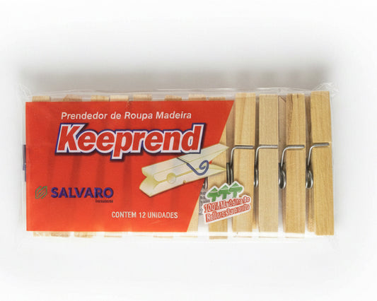 Palillos madera x 12